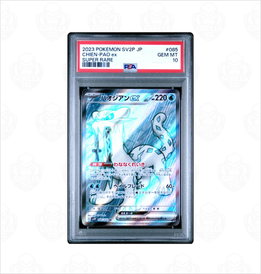 PSA 10 Chien-Pao Snow Hazard SV2P #085 Japanese Pokemon card