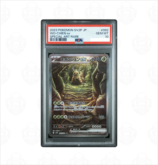 PSA 10 Wo-Chien ex Snow Hazard SV2P #092 Japanese Pokemon card