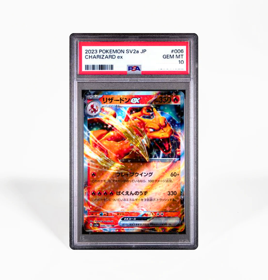 PSA 10 Charizard ex #006 Pokemon 151 SV2a Japanese Pokemon card
