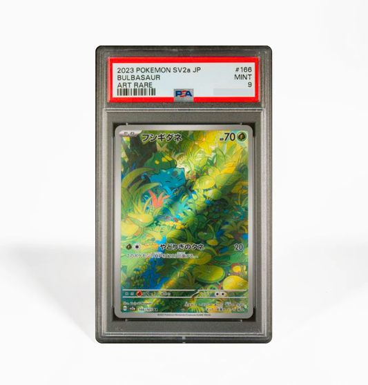 PSA 9 Bulbasaur #166 Pokemon 151 SV2a Japanese Pokemon card