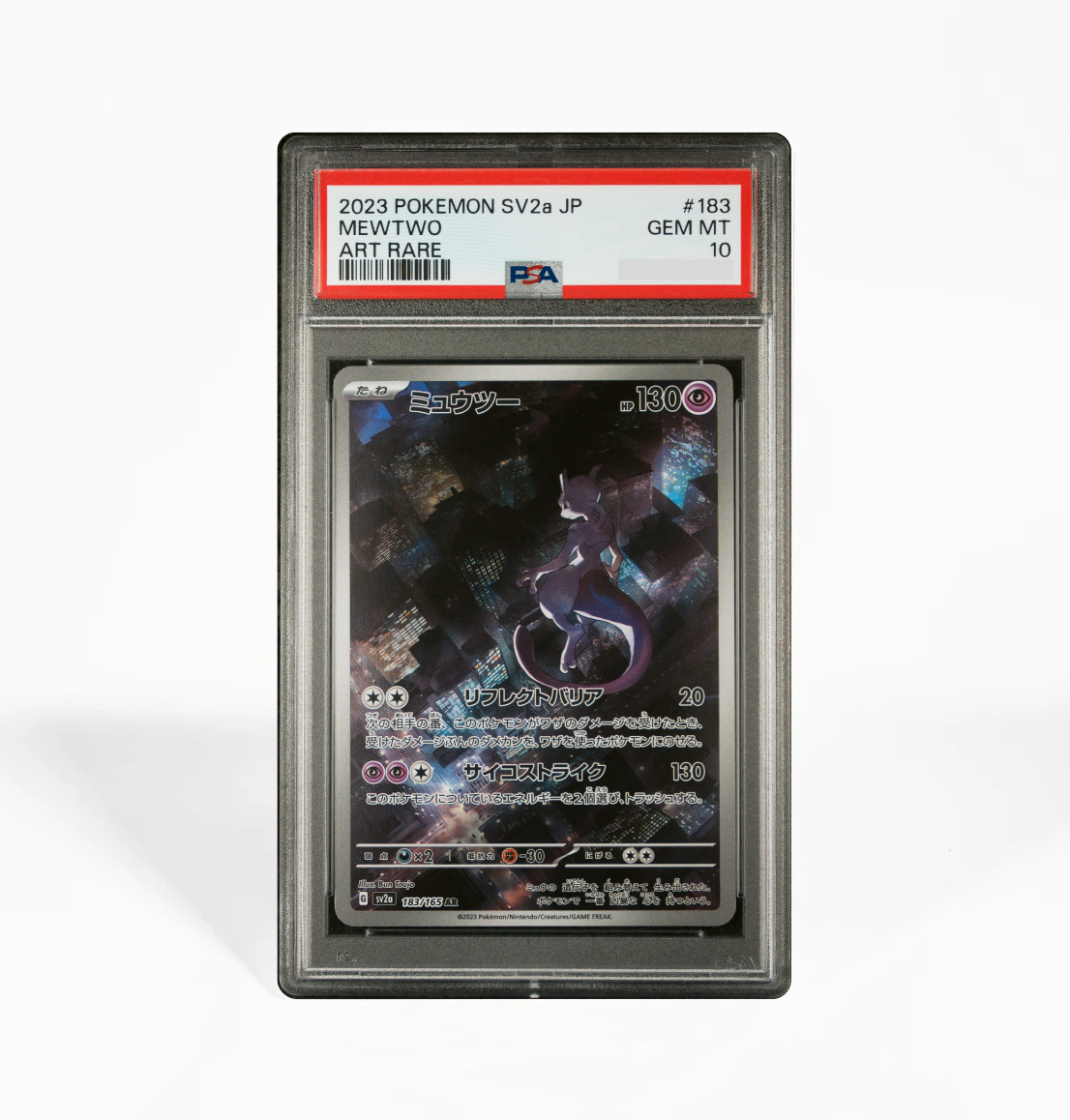 PSA 10 Mewtwo #183 Pokemon 151 SV2a Japanese Pokemon card – GorillaTCG