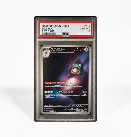 PSA 10 Bellibolt #112 Ruler of the Black Flame SV3 Japanese Pokemon card