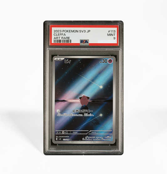 PSA 9 Cleffa #113 Ruler of the Black Flame SV3 Japanese Pokemon card