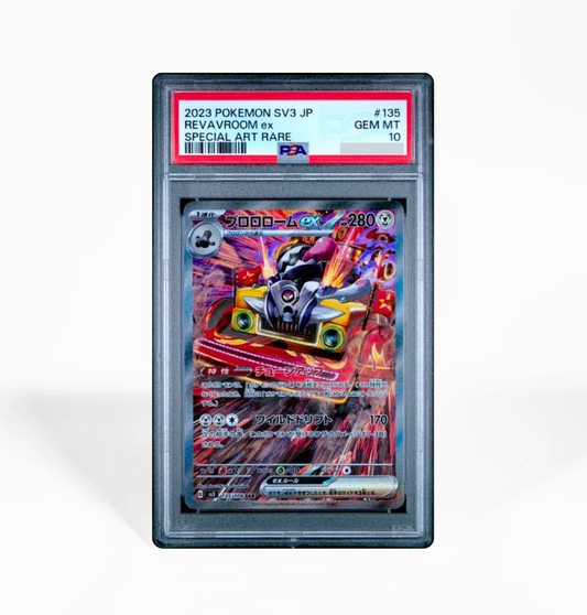 PSA 10 Revavroom #135 Ruler of the Black Flame SV3 Japanese Pokemon card