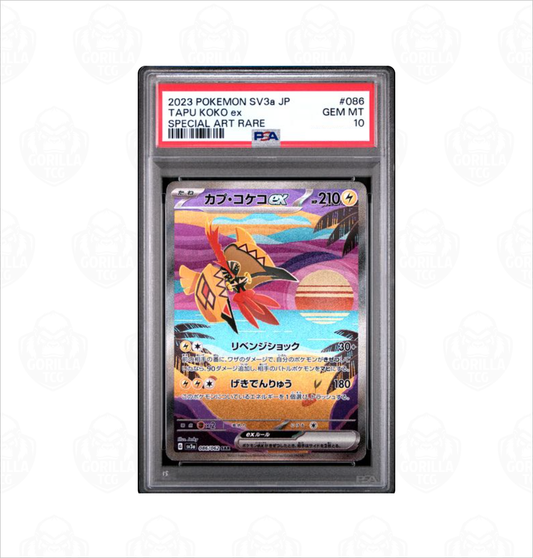 PSA 10 Tapu Koko #086 Raging Surf SV3a Japanese Pokemon card