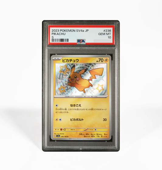 PSA 10 Pikachu SV4a #236 Shiny Treasure ex Pokemon card