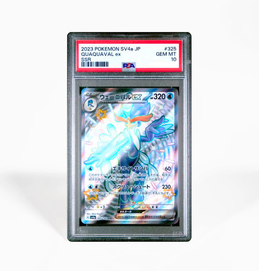 PSA 10 Quaquaval ex SV4a #325 Shiny Treasure ex Pokemon card