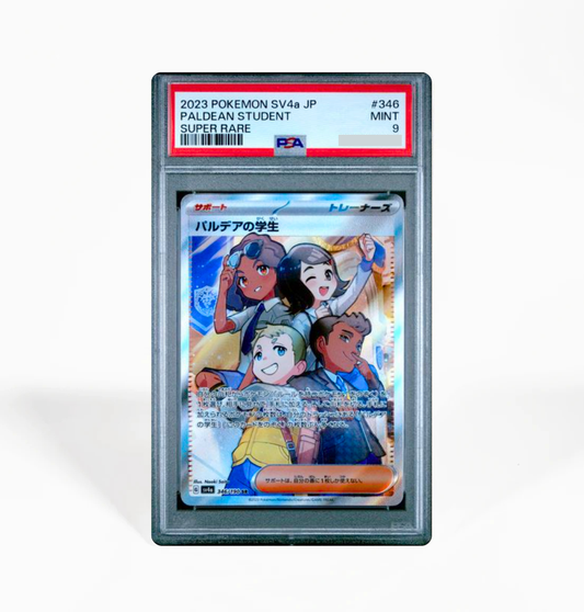 PSA 9 Paldean Student ex SV4a #346 Shiny Treasure ex Pokemon card