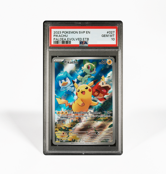 PSA 10 Pikachu SVP #027 Paldea Evolved ETB Pokemon card