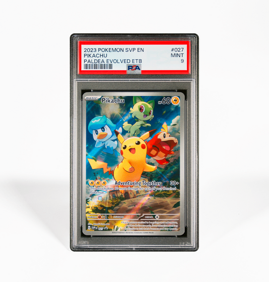 PSA 9 Pikachu SVP #027 Pokemon card