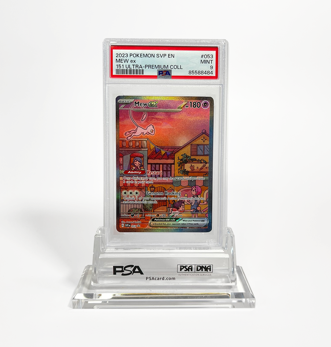 PSA 9 Mew ex SVP #053 UPC Pokemon card