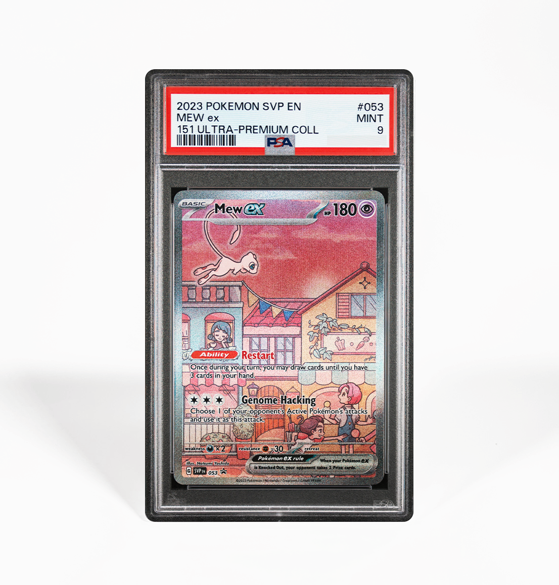 PSA 9 Mew ex SVP #053 UPC Pokemon card