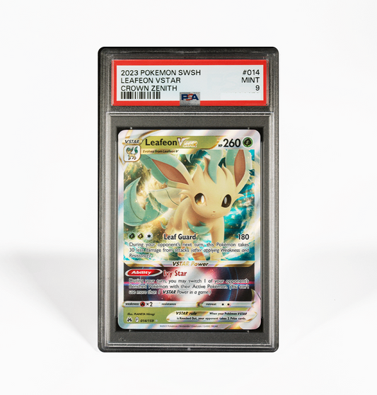 PSA 9 Leafeon VSTAR Crown Zenith #014 Pokemon card
