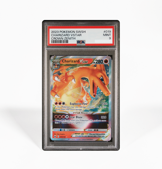 PSA 9 Charizard VSTAR #019 Crown Zenith Pokemon card