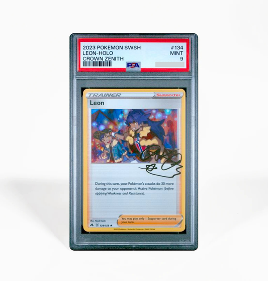 PSA 9 Leon Holo Crown Zenith #134 Pokemon card