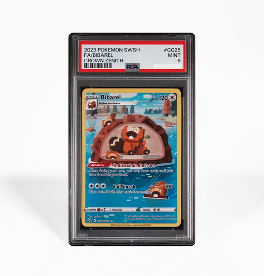 PSA 9 Bibarel #GG25 Crown Zenith Pokemon card