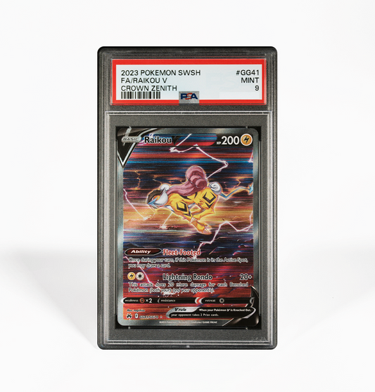 PSA 9 Raikou V Crown Zenith GG41 Pokemon card