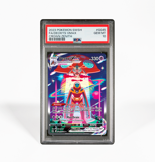 PSA 10 Deoxys VMax Crown Zenith GG45 Pokemon card