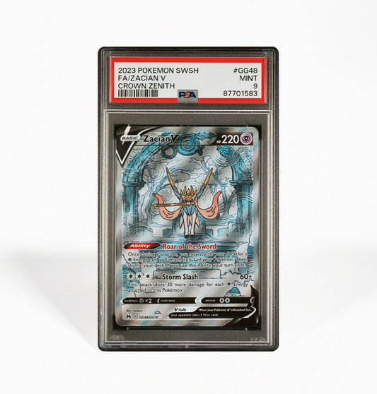 PSA 9 Zacian V Crown Zenith #GG48 Pokemon card