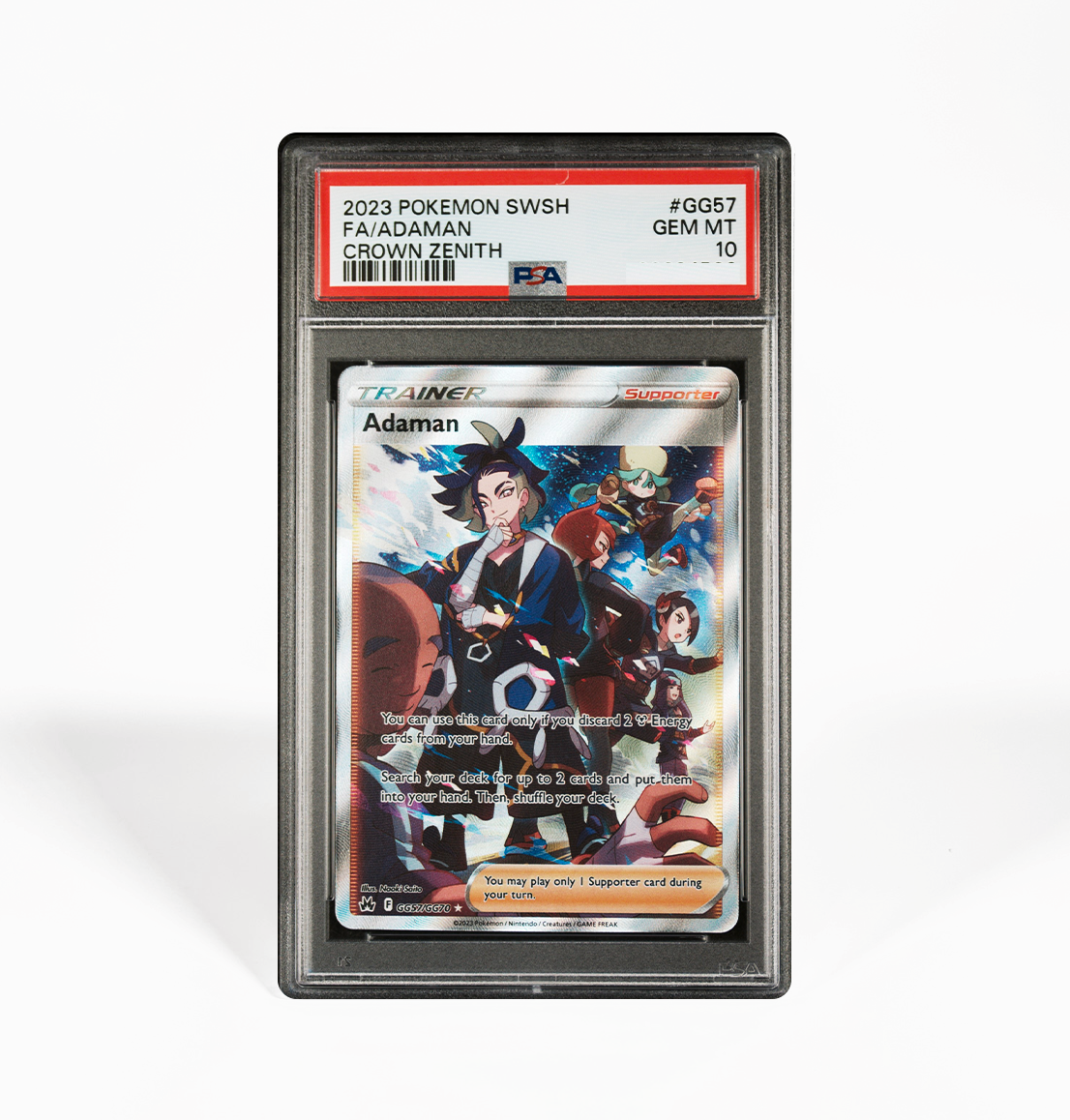 PSA 10 Adaman Crown Zenith #GG57 Pokemon card