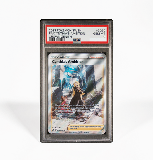 PSA 10 Cynthia's Ambition #GG60 Crown Zenith Pokemon card