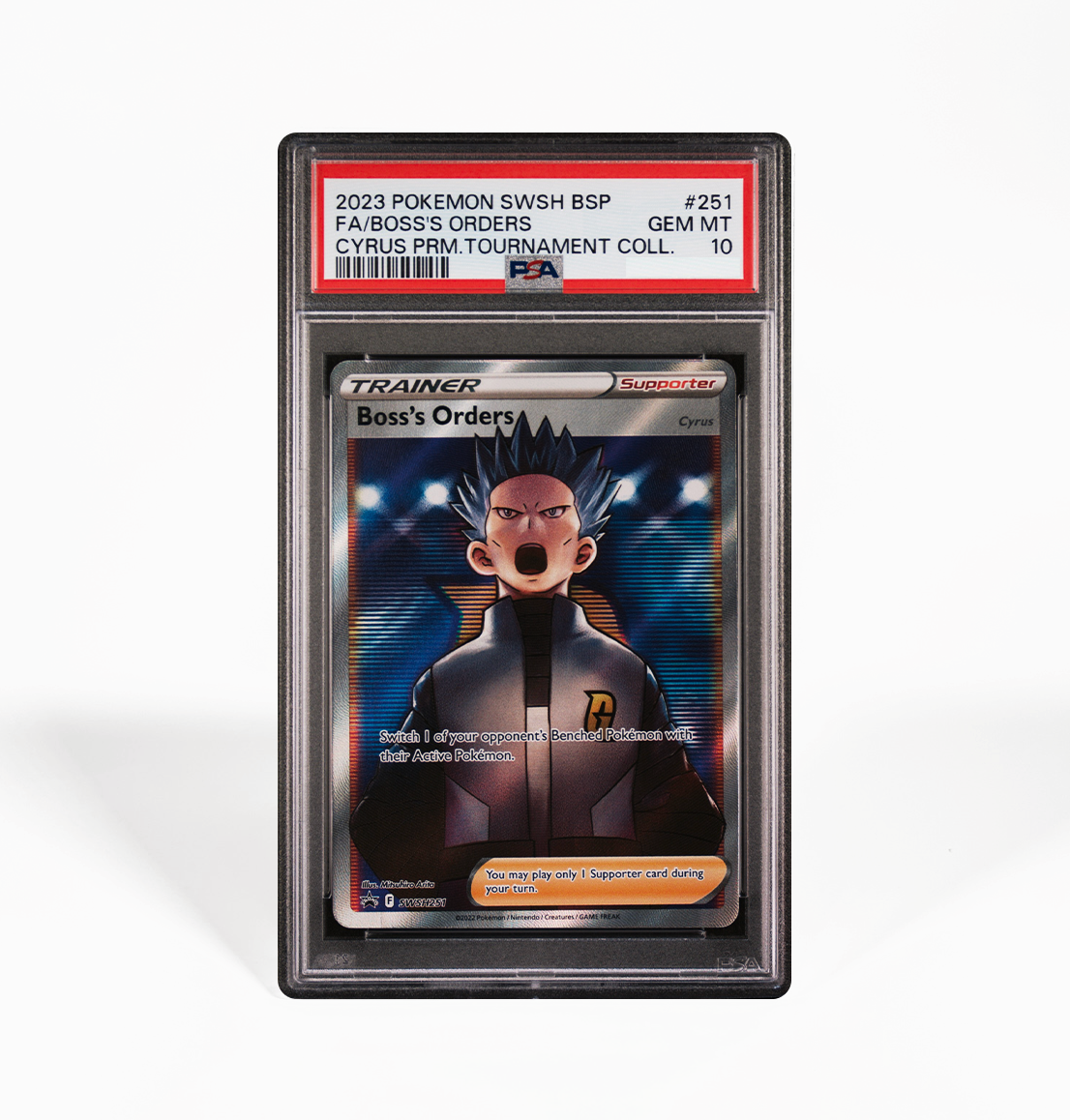boss's orders pokemon card PSA 10 Boss's Orders Promo SWSH #251 Pokemon card – GorillaTCG