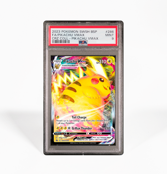 PSA 9 Graded Pikachu Vmax SWSH #286 Pokemon card