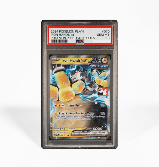 PSA 10 Iron Hands ex #070 Pokemon Play! Prize Pack Series 5 Pokemon card