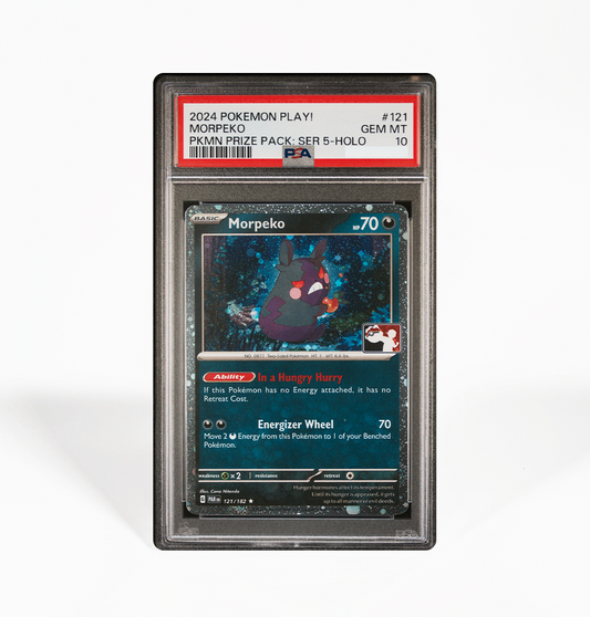 PSA 10 Morpeko #121 Pokemon Play! Prize Pack Series 5 Pokemon card