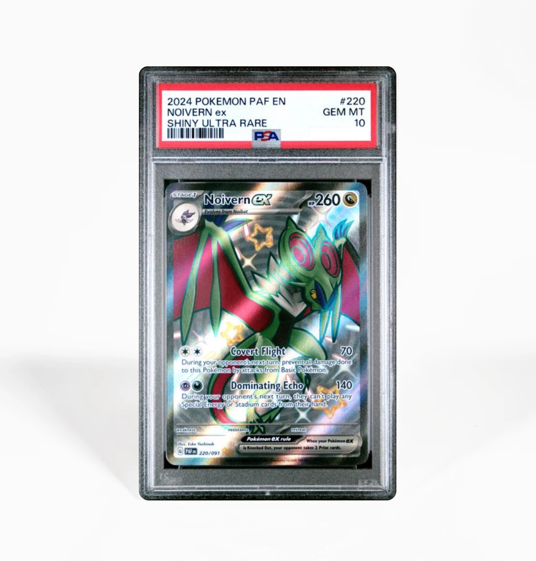 PSA 10 Noivern ex Paldean Fates #220 Pokemon card – GorillaTCG