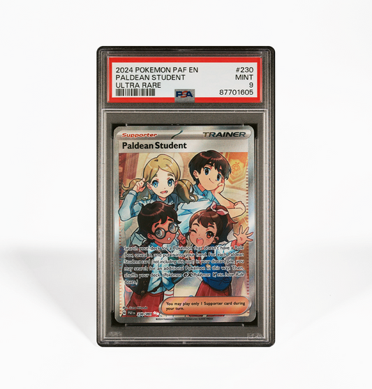 PSA 9 Paldean Student Paldean Fates #230 Pokemon card