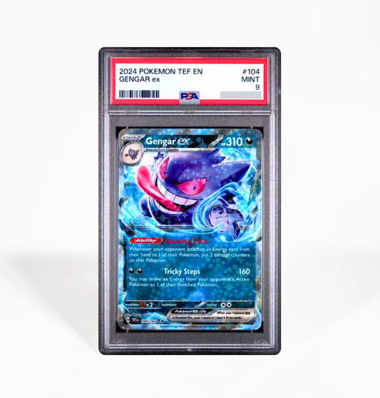 PSA 9 Gengar ex Temporal Forces #104 Pokemon card