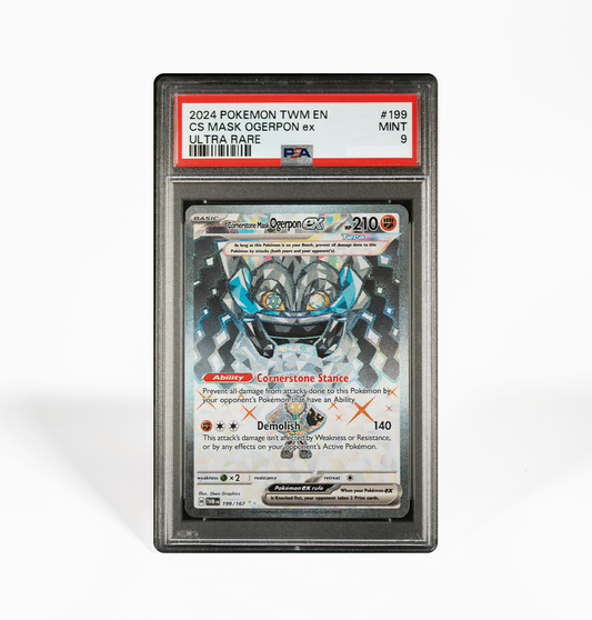 PSA 9 Cornerstone Mask Ogerpon ex Twilight Masquerade #199 Pokemon card