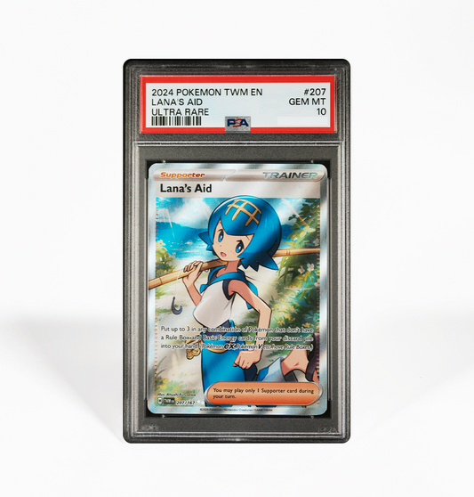 PSA 10 Lana's Aid Twilight Masquerade #207 Pokemon card