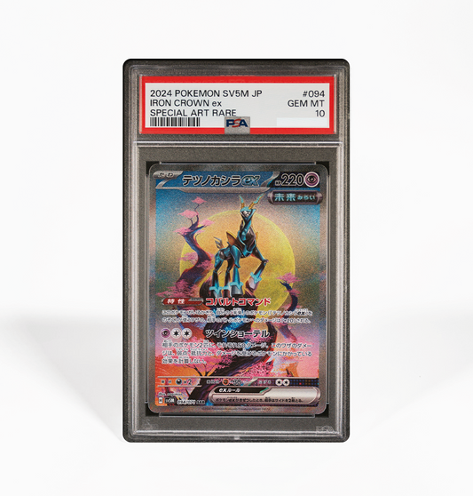 PSA 10 Iron Crown ex #094 Cyber Judge SV5M Japanese Pokemon card