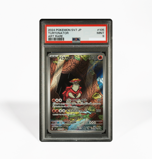 PSA 9 Turtonator #105 Stellar Miracle SV7 Japanese Pokemon card