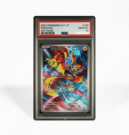 PSA 10 Zeraora #109 Stellar Miracle SV7 Japanese Pokemon card