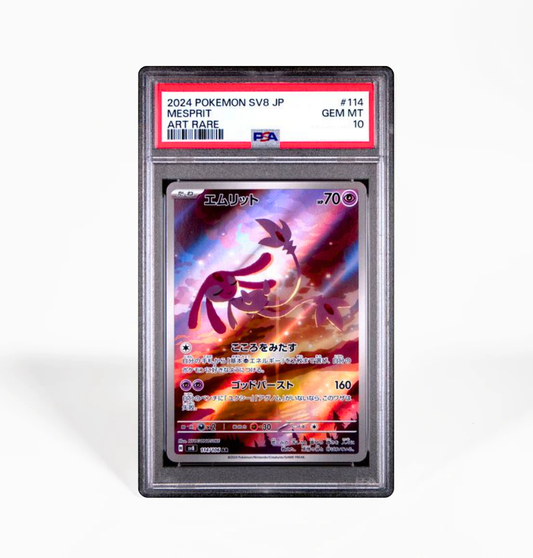 PSA 10 Mespirit #114 Super Electric Breaker SV8 Japanese Pokemon card