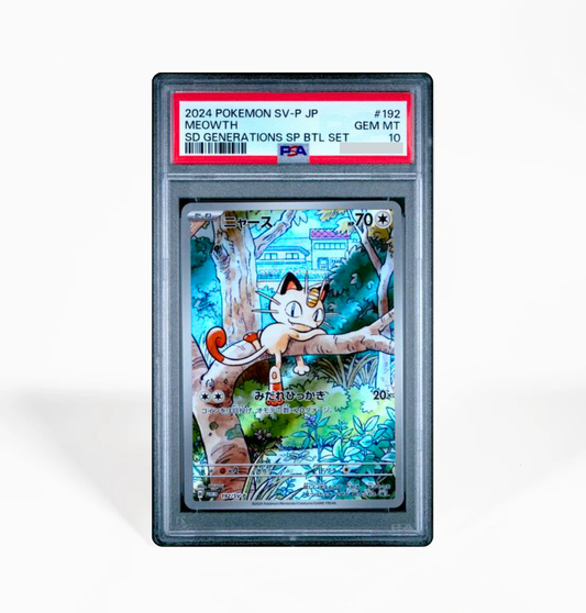 PSA 10 Meowth Promo #192 SV-P Japanese Pokemon card