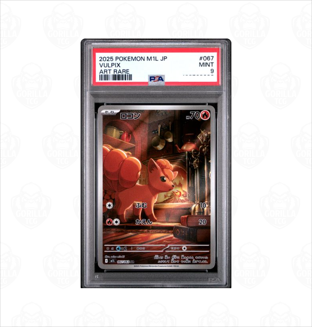 PSA 9 Vulpix #067 Mega Brave M1L Japanese Pokemon card