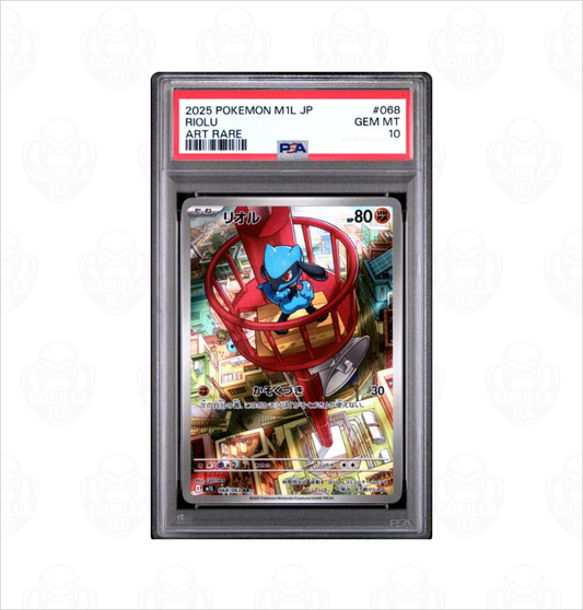 PSA 10 Riolu #068 Mega Brave M1L Japanese Pokemon card