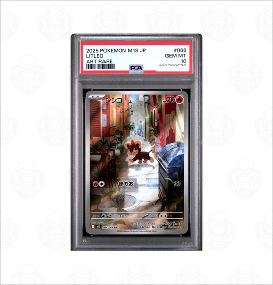 PSA 10 Litleo #066 Mega Symphonia M1S Japanese Pokemon card