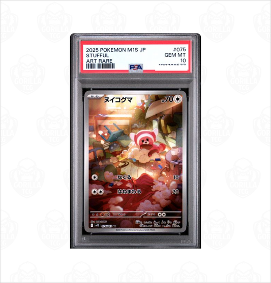 PSA 10 Stufful #075 Mega Symphonia M1S Japanese Pokemon card