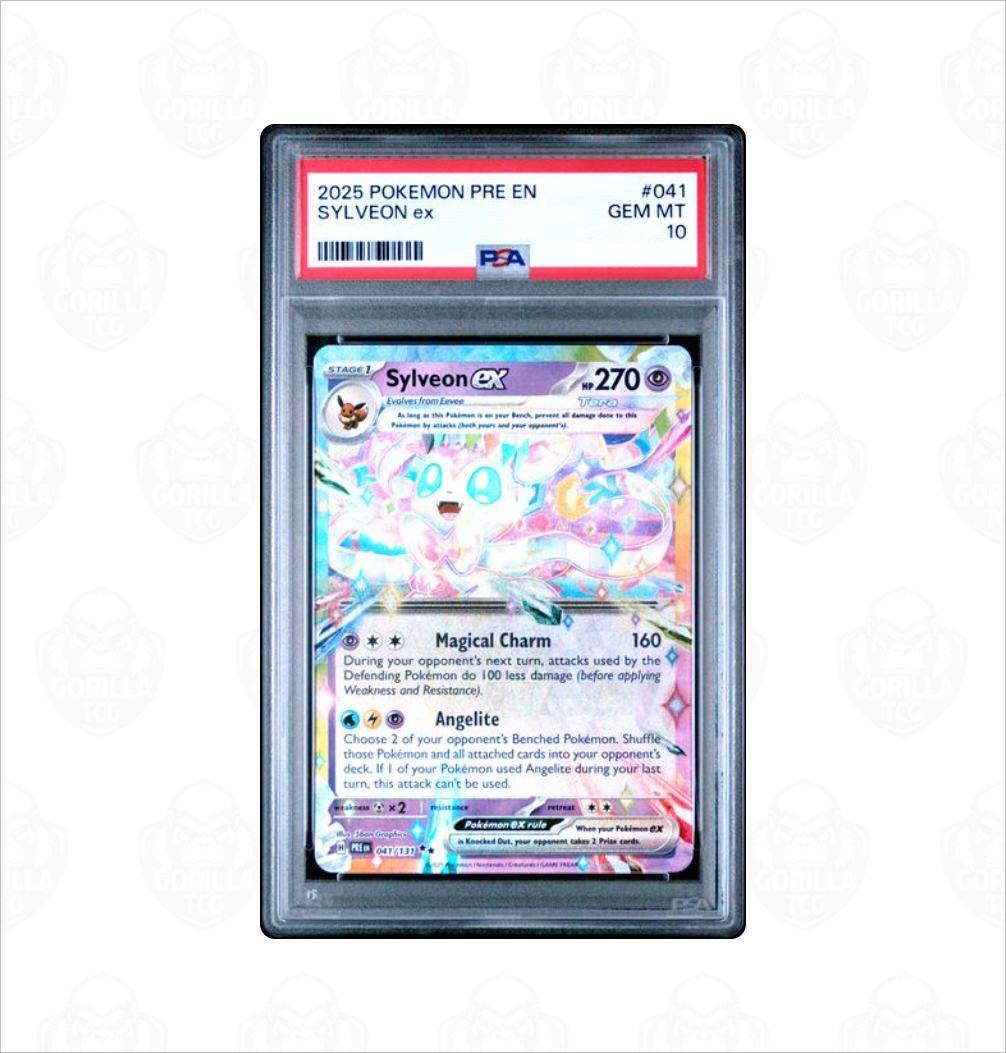 PSA 10 Sylveon ex Prismatic Evolutions #041 Pokemon card