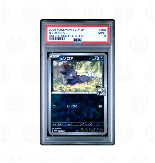 PSA 9 N's Zorua Promo #200 SV-P Japanese Pokemon card