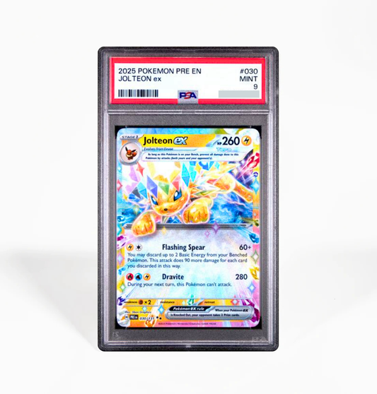 PSA 9 Jolteon Prismatic Evolutions #030 Pokemon card