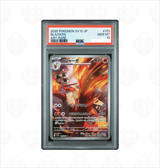 PSA 10 Blaziken #101 SV10 Glory of Team Rocket Japanese Pokemon card