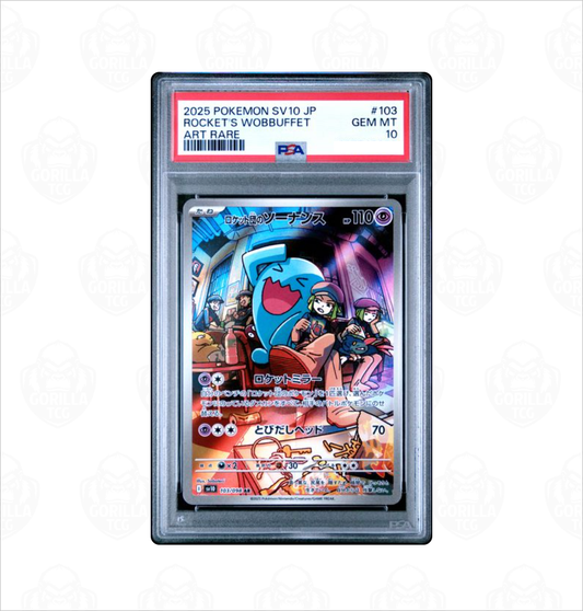 PSA 10 Rocket's Wobbuffet #103 SV10 Glory of Team Rocket Japanese Pokemon card