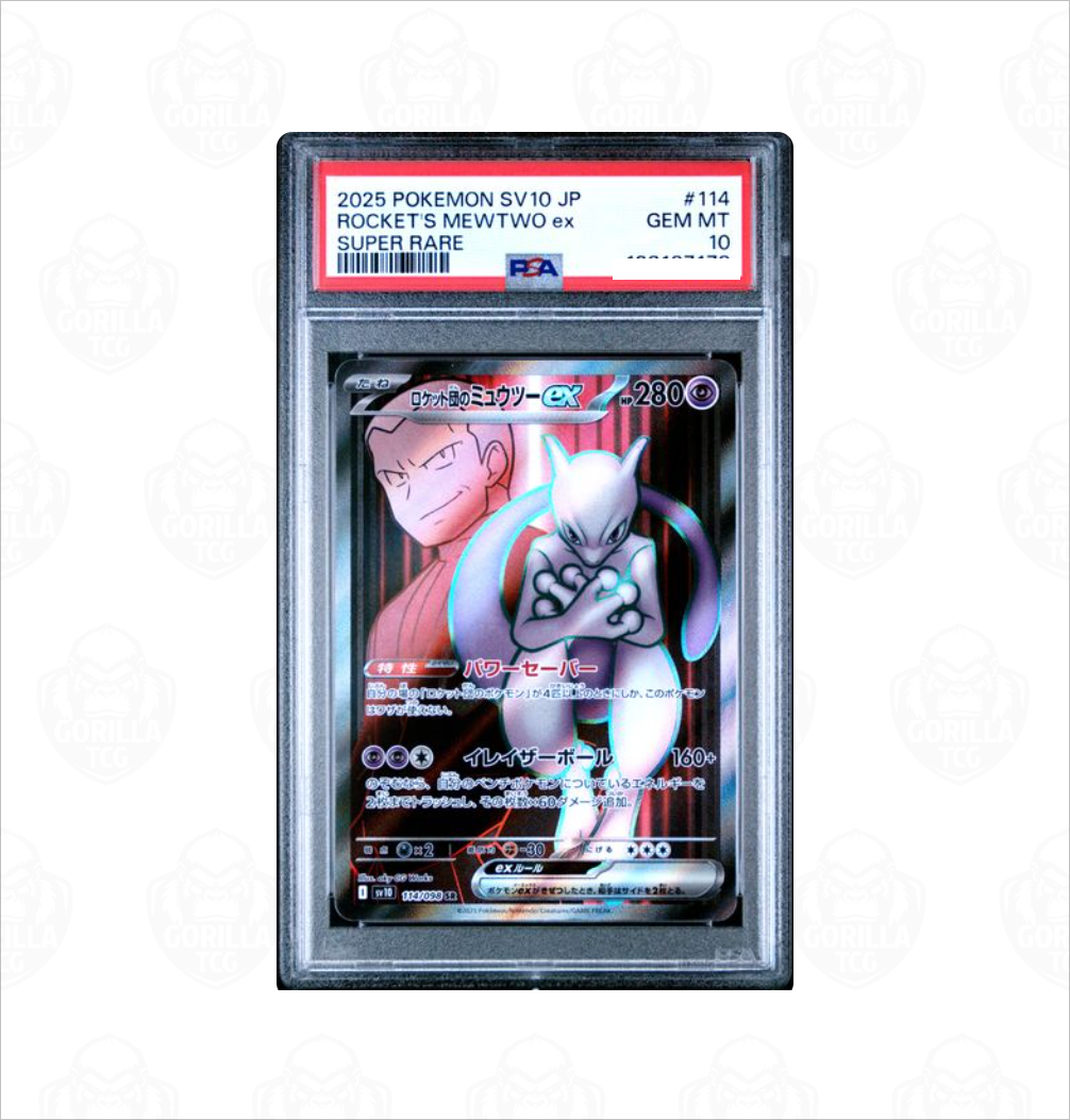 PSA 10 Rocket's Mewtwo ex #114 SV10 Glory of Team Rocket Japanese Pokemon card