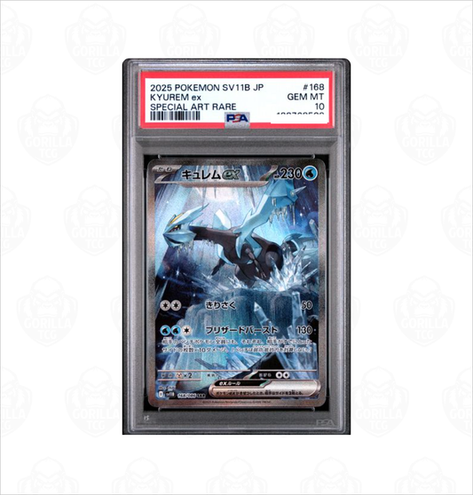 PSA 10 Kyurem ex #168 SV11B Black Bolt Japanese Pokemon card